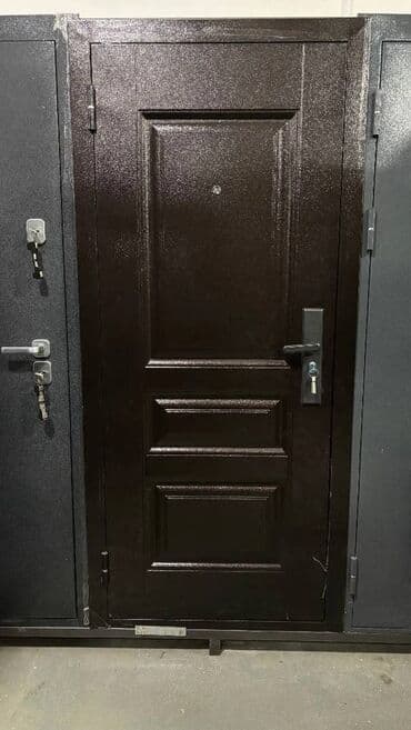 чорный металь: Входные двери: с металлическим покрытием с двух сторон (или — 1