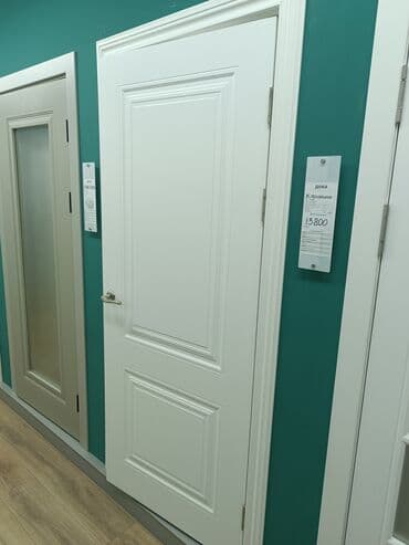 дверь хайтек: Балконная дверь, Новый, Со стеклом, Деревянная — 16