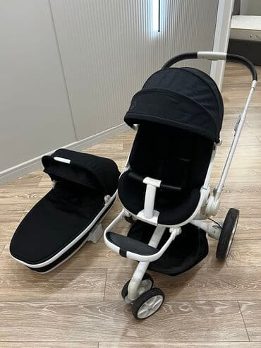 бебизен йойо 2 коляска: Коляска, цвет - Черный, Б/у — 2