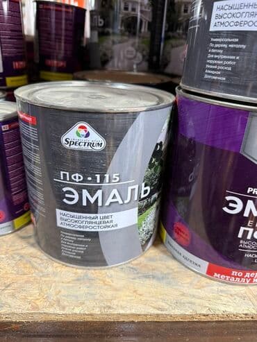 национал краска: Эмали для отделочных и защитных работ. 1) Spectrum ПФ-115 - Тип — 2