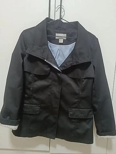 soft shell: Оригинальный женский пиджак/тренч H&M полуприлегающего кроя — 1