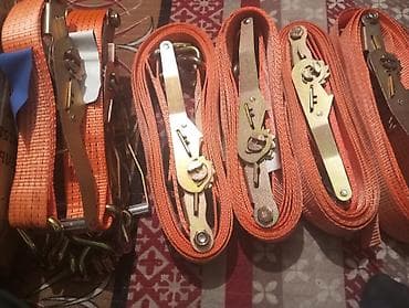 Жак корейский ремень 5 метр Стяжные ремни с трещоткой (ратчет) и