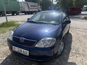 byd авто: Toyota Corolla: 2002 г., 1.6 л, Механика, Бензин, Седан — 1