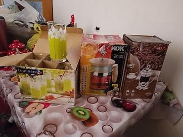 ножы: Набор товаров для дома и кухни: 1) Стаканы Luminarc Pimprenelle Anis — 1