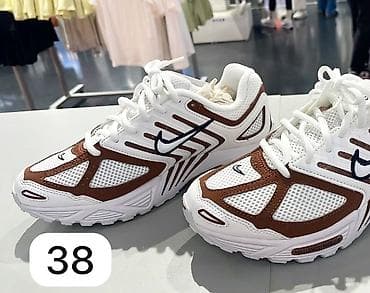 Жеке буюмдар: Кроссовки Nike (модель в стиле ретро-раннинг) оригинал - Цвет: белый — 3