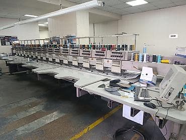 Многоигольная промышленная вышивальная машина ZSK (немецкое at lalafo.kg Многоигольная промышленная вышивальная машина ZSK (немецкое