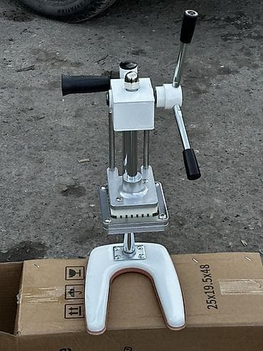 сетка для фри: Ручной рычажный пресс‑машина для нарезки картофеля фри Описание: - — 1