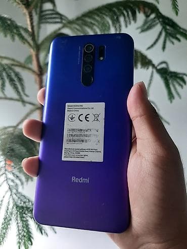 Техника и электроника: Redmi, Redmi 9, Б/у, 64 ГБ, цвет - Фиолетовый, 1 SIM, 2 SIM — 1