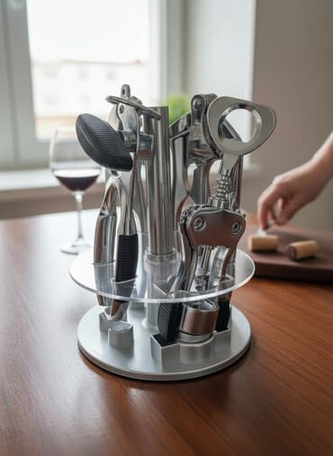 Генераторы: Кухонный набор инструментов на вращающейся подставке. Состав набора — 1