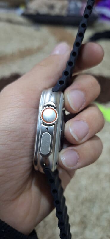 Реплика на вид как у оригинального Apple Watch Ultra-2. закруглёнными