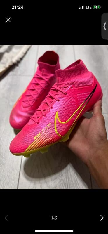 купить гантели бу в бишкеке: Бутсы Nike Air Zoom Mercurial Vapor 15 FG Elite FG pink. Так же щитки — 1