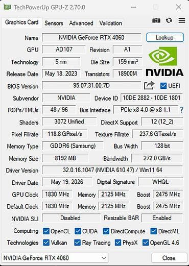 arctic leopard: Видеокарта для ПК, Б/у, Galax, GeForce RTX, 8 ГБ — 1