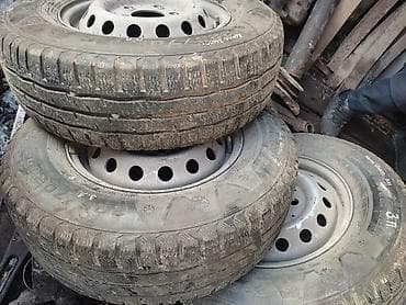 шины и диски на мерседес: Колеса в сборе R 15, Зима, Б/у, Комплект, Грузовики/Автобусы, Железные, отверстий - 5 — 9