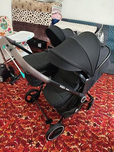 бал койнок: Детская коляска для двойни Babyton FlexiDuo (side-by-side) - Два — 1