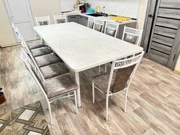 Кухонный стол и стул, Новый, Самовывоз, Платная доставка at lalafo.kg Кухонный стол и стул, Новый, Самовывоз, Платная доставка