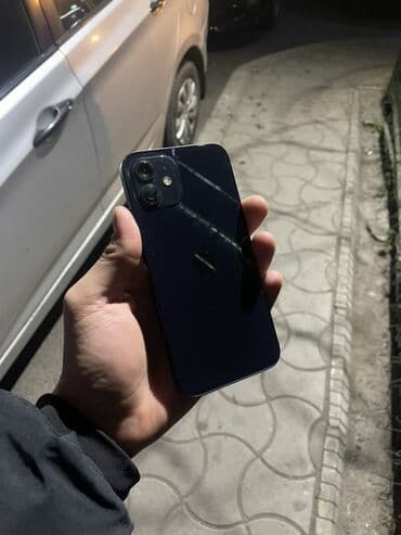 редим 10 а: IPhone 12, Б/у, 64 ГБ, Черный, Защитное стекло, Чехол, 73 % — 1