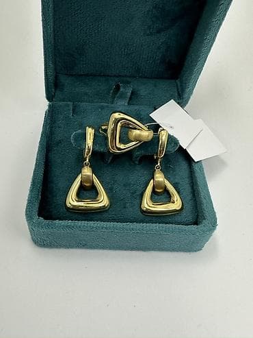 air nike: Набор украшений, Проба 585, Новый, Цвет металла: Желтый — 1