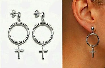 серьги кресты: Серьги сөйкөлөр НС с крестиком, висячие серьги для женщин, ювелирные — 2