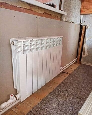 обзор цен на строительные и отделочные работы в бишкеке: Жылытуучу системаны орнотуу, Жылуу пол, Батареяларды орнотуу Акысыз чыгуу, Акысыз консультация, Демонтаждоо 6 жылдан ашык тажрыйба — 18