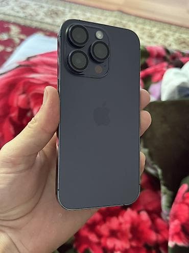 IPhone 14 Pro, Б/у, 128 ГБ, Deep Purple, Чехол, 83 %