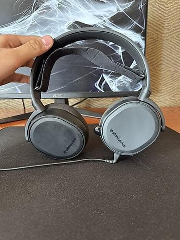 Проводные гарнитуры: Проводные гарнитуры, SteelSeries, Б/у, цвет - Черный — 2