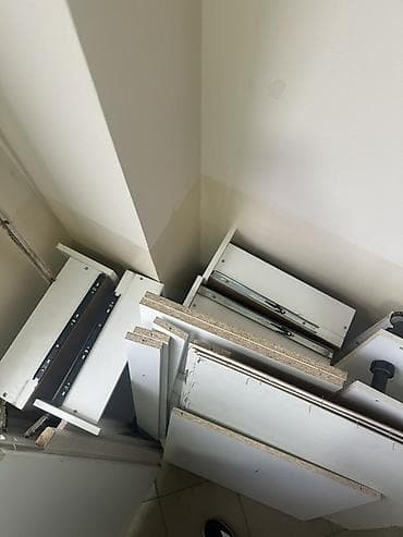 ДСП: Набор деталей для мебели из ЛДСП (белый) - Комплект разрозненных — 7