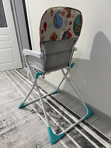 промо стол: Стульчик для кормления, Новый, Другой бренд, Металл, Другой вид, цвет - Белый, Бесплатная доставка — 5