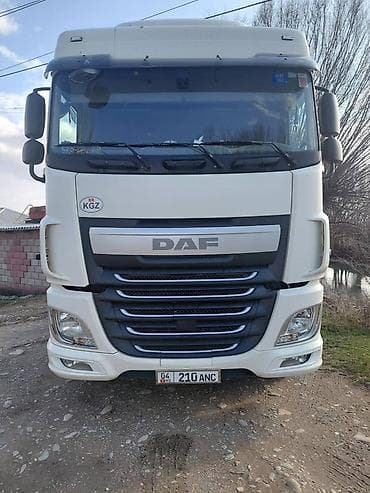 kia kx1: Тягач, DAF, 2017 г., Тентованный — 3