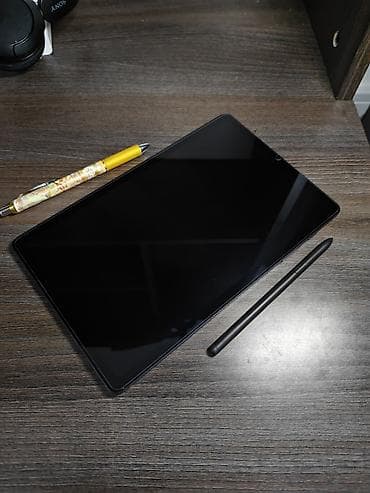 Планшеты: Планшет, Samsung, память 64 ГБ, 10" - 11", Wi-Fi, Б/у, Классический цвет - Серый — 1