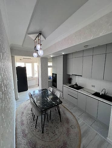 кел кел: 3 бөлмө, 100 м², Келечек базары, 6 кабат, Евро оңдоо — 8