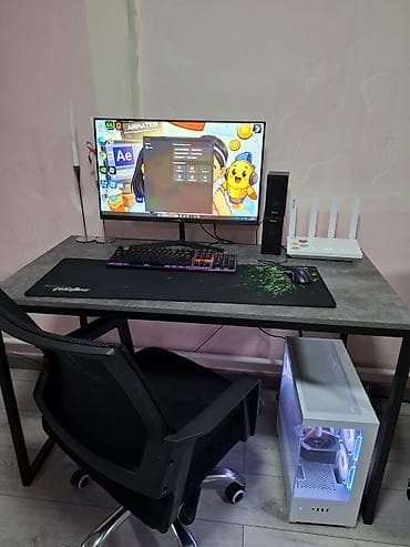 venom computer: Игровой/рабочий ПК с подсветкой RGB в белом корпусе с боковым стеклом — 8