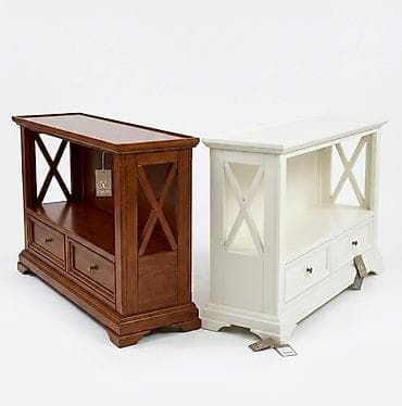 metta samurai: Консоль, ретро диван тумба с двумя ящиками, Италия выполнена в стиле — 1