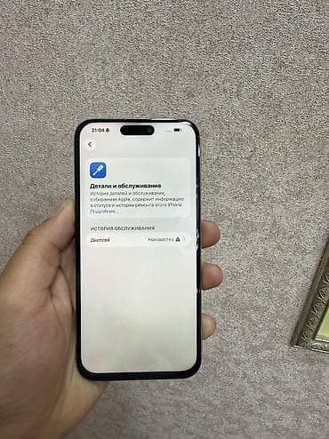 айфон кридит: IPhone 15 Pro Max, Б/у, 256 ГБ, Серебристый, Защитное стекло, Чехол, 87 % — 9