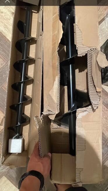 садовый бур: Буровые шнеки для мотобура/ямобура - Две насадки-шнека для бурения — 3