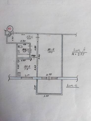 однокомнатная квартира продажа: 1 комната, 32 м², 104 серия, 1 этаж — 6