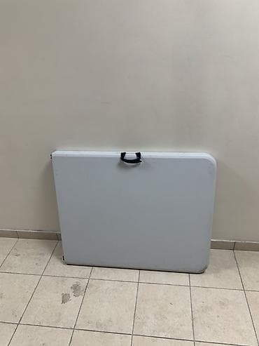 Столдор: Бүктөмө кошумча коюлган үстөл, Желим, түсү - Ак — 4