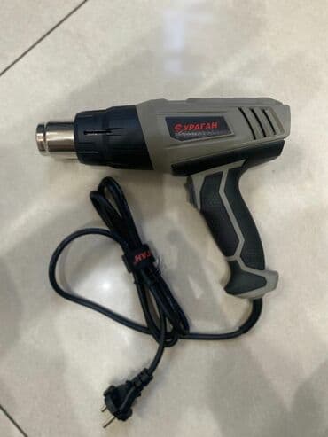 Электрический строительный фен "УРАГАН" Мощностью 2200 Вт