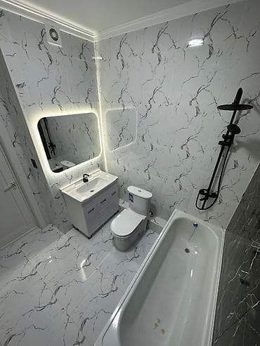 асанбай в рассрочку: 3 комнаты, 100 м², Элитка, 13 этаж, Евроремонт — 2