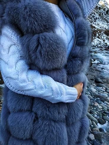 плащ турция: Продаю новую меховую жилетку, в шикарном цвете, производство Турция — 2