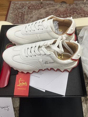 красовки ош: Кроссовки, 39, Christian Louboutin, Новый, цвет - Белый, Самовывоз — 2