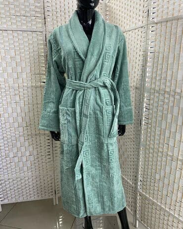 домашние халаты больших размеров: Женские/мужские/детские махровые халаты Теплые халаты 100%хлопок — 4