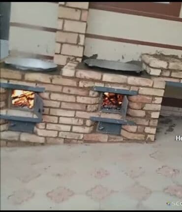 профессиональный духовой шкаф для выпечки: Кирпичная печь с несколькими отделениями для приготовления пищи — 3