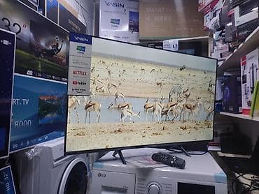 ТВ жана Видео: Акция Телевизор Yasin 43 UD81 webos magic пульт smart Android Yasin — 9