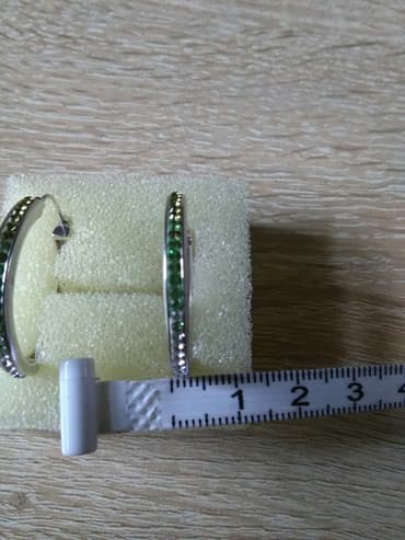 набор пандора: Серебряные серьги, Проба 925, Цирконий, Женские, Новый — 5