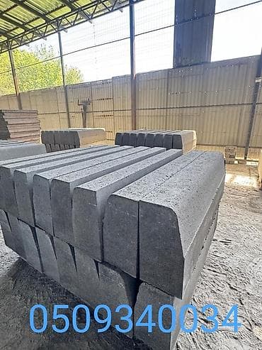 Брусчатка, тротуар плиткасы: Жол бордюру, Басылган, Бетон, Жаңы — 1