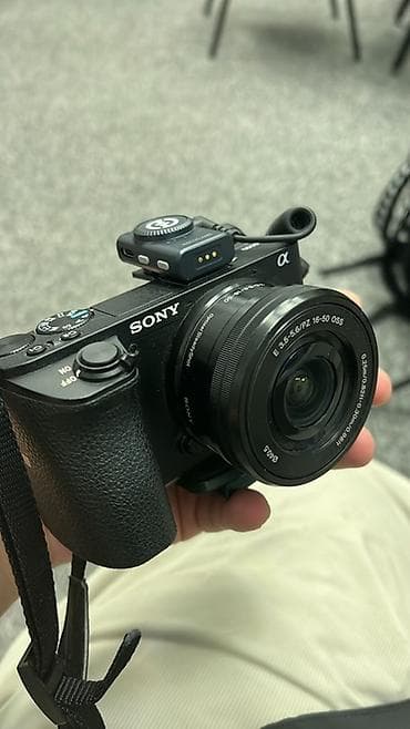 Беззеркальная камера Sony α6500 (A6500) с объективом Sony E PZ 16–50mm at lalafo.kg Беззеркальная камера Sony α6500 (A6500) с объективом Sony E PZ 16–50mm