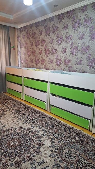 техника для сада: Двухъярусная детская кровать, ЛДСП, цвет - Белый — 3