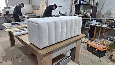 Банкетки: Банкетка, С полками, цвет - Бежевый — 5