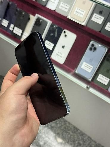 iphone se: IPhone 13 Pro Max, Б/у, 256 ГБ, Sierra Blue, Защитное стекло, Чехол, Кабель, В рассрочку, 92 % — 4