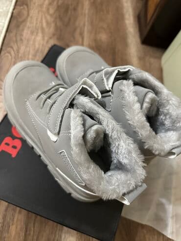 робот кот: Детские зимние ботинки BOBDOG Размер: 34 - Теплый меховой подклад по — 6